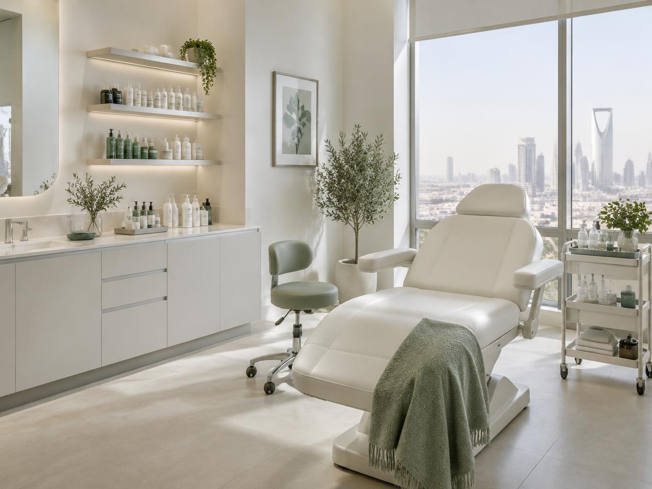Aesthetic & skin clinics — generated concept visual